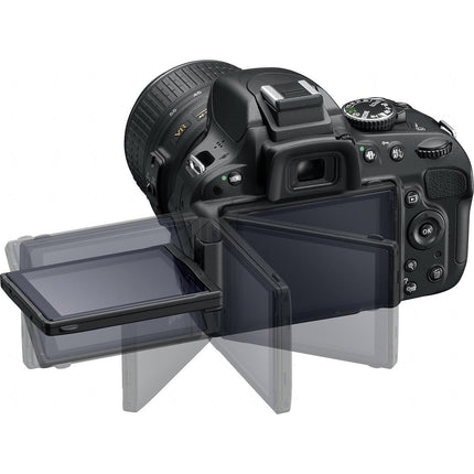 Appareil photo Reflex NIKON D5100 18-55+55-200 VR + Etui, 8Go, Mll3 Reconditionné