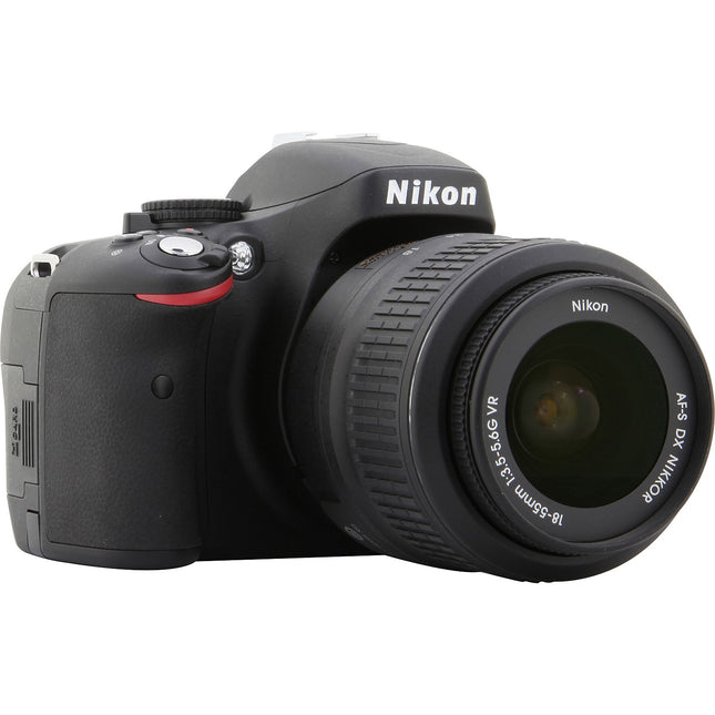 Appareil photo Reflex NIKON D5100 18-55+55-200 VR + Etui, 8Go, Mll3 Reconditionné