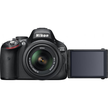 Appareil photo Reflex NIKON D5100 18-55+55-200 VR + Etui, 8Go, Mll3 Reconditionné