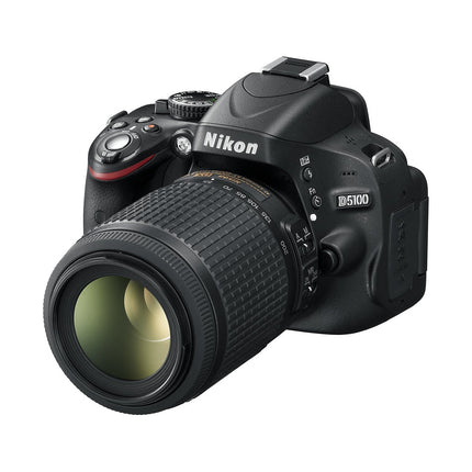 Appareil photo Reflex NIKON D5100 18-55+55-200 VR + Etui, 8Go, Mll3 Reconditionné