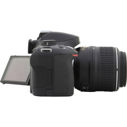Appareil photo Reflex NIKON D5100 18-55+55-200 VR + Etui, 8Go, Mll3 Reconditionné