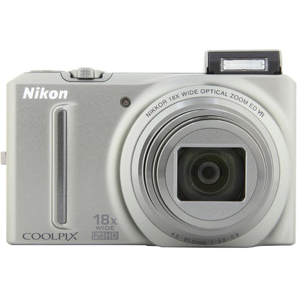 Appareil photo Compact NIKON S9100 Titane Reconditionné