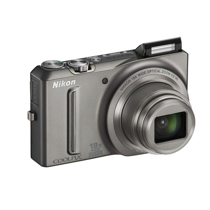 Appareil photo Compact NIKON S9100 Titane Reconditionné
