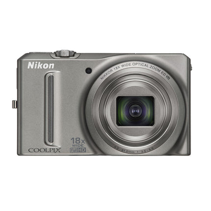 Appareil photo Compact NIKON S9100 Titane Reconditionné