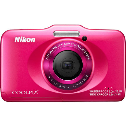 Appareil photo Compact NIKON Pack S31 rose + sac à dos Reconditionné