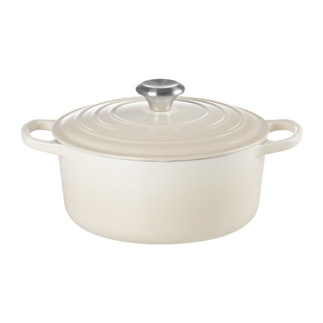 Cocotte LE CREUSET 24 cm meringue