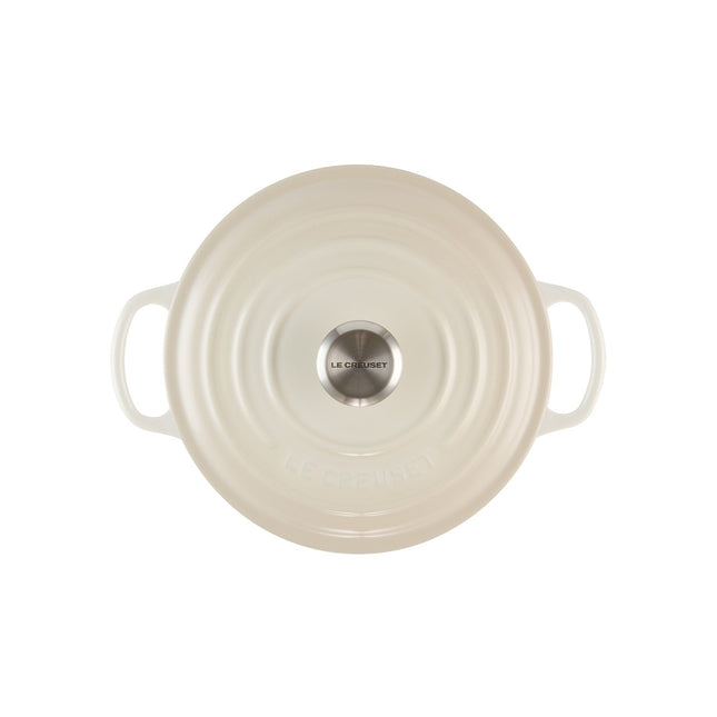 Cocotte LE CREUSET 24 cm meringue