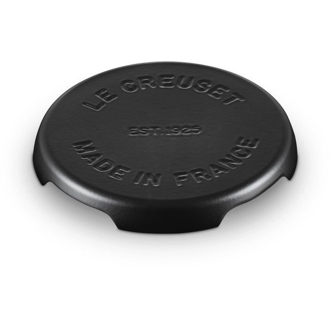 Dessous de plat LE CREUSET rond collection barbecue 22 cm noir mat