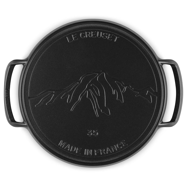 Plancha LE CREUSET collection barbecue 35cm noir mat