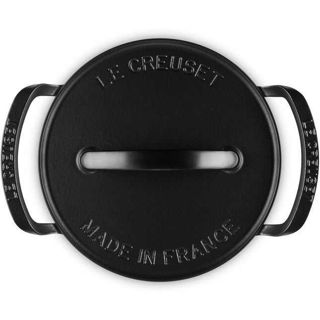 Cocotte LE CREUSET barbecue 25cm noir mat