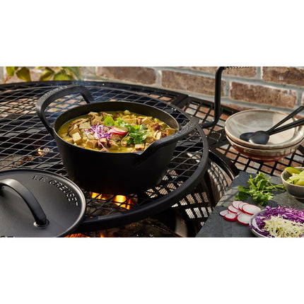 Cocotte LE CREUSET barbecue 25cm noir mat