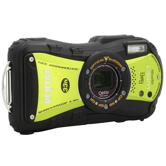 Appareil photo Compact PENTAX OPTIO WG-1 GPS Vert Reconditionné
