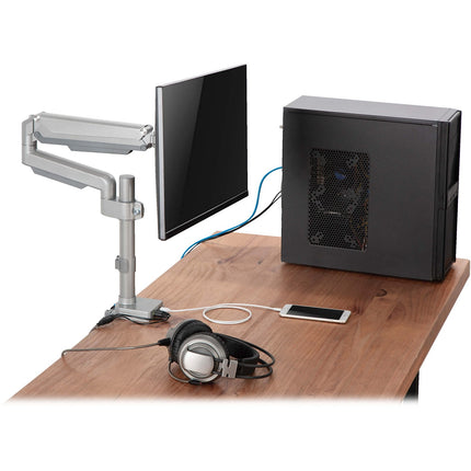 Support ordinateur portable EATON 1 écranbras flexible en aluminium 1 port
