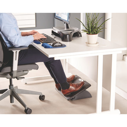 Syst. position FELLOWES Repose-pieds réglable Microban