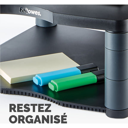 SUPPORT FELLOWES moniteur réglable en hauteur Premium