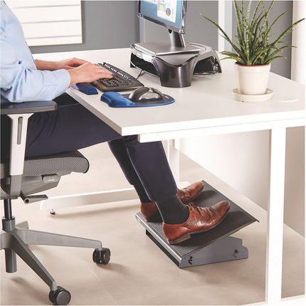 Syst. position FELLOWES Repose-pieds Robuste Métal Professional