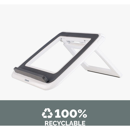 SUPPORT FELLOWES pc portable ergonomique Quicklift I blan
