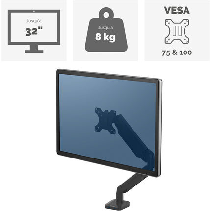 Support écran PC FELLOWES Support simple Platinum série