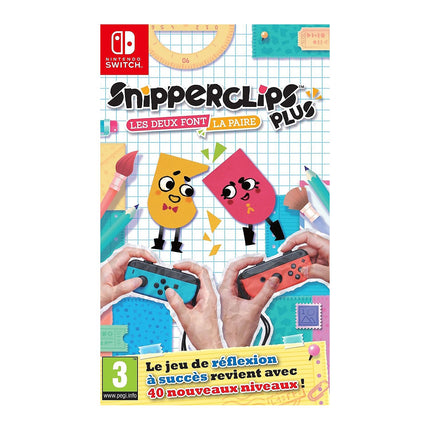 Jeu Switch NINTENDO Snipperclips Plus Les Deux Font La Paire