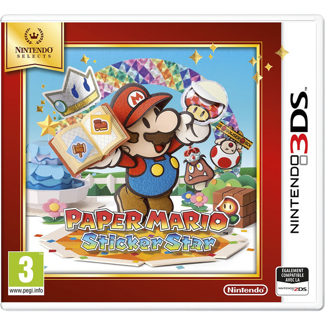 Jeu 3DS NINTENDO Paper Mario Sticker Star Selects