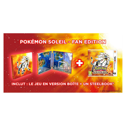 Jeu 3DS NINTENDO Pokémon Soleil Fan Edition - Ed. Limitée Reconditionné