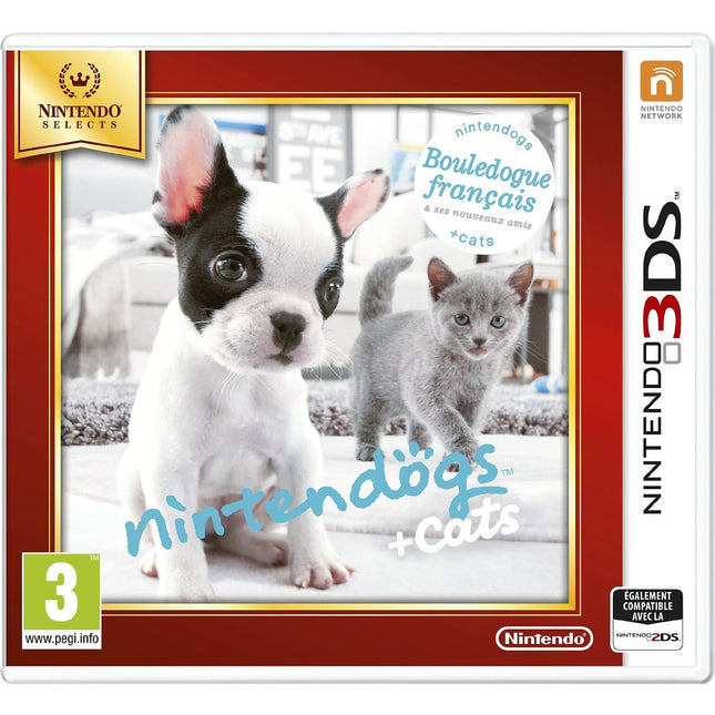 Jeu 3DS NINTENDO Nintendogs Bouledogue Selects