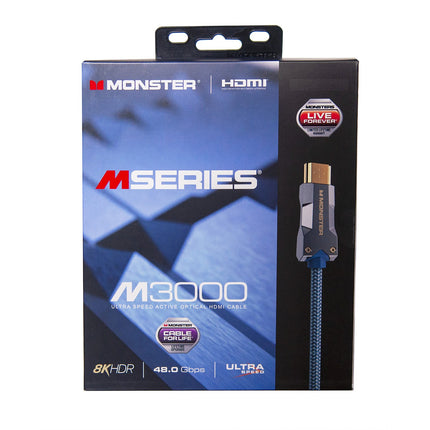 Câble HDMI MONSTERCABLE M3000 UHD 8K DOLBY VISION HDR 48GBPS 15M