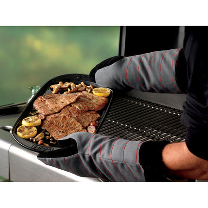 Plancha pour barbecue WEBER céramique PM pour charbon & gaz