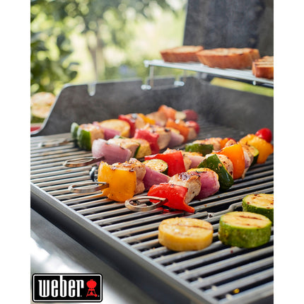 Grille barbecue WEBER BBQ System en acier inox Spirit 300