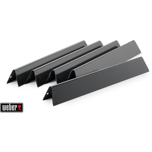 Lot WEBER 5 barres Flavorizer acier email Genesis