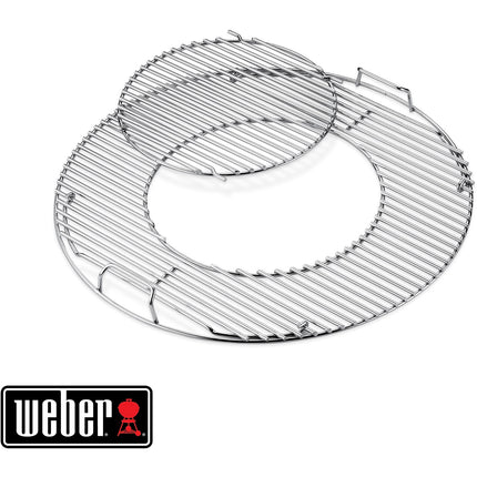 Grille barbecue WEBER de cuisson Gourmet en acier inox 57 cm