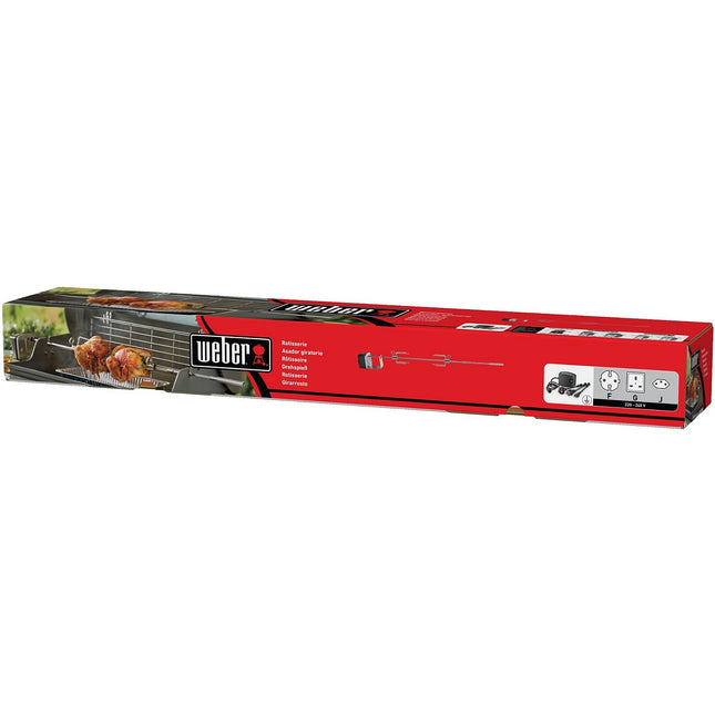 Tourne broche barbecue WEBER pour Genesis II 2 et 3 brûleurs