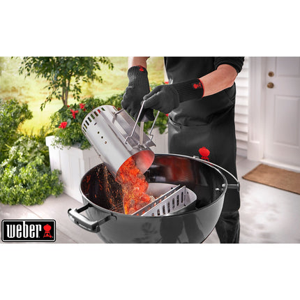 Cheminée barbecue WEBER d'allumage Rapidfire pour BBQ charbon