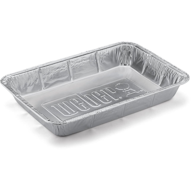 Barquette aluminium WEBER grandes barquettes aluminium - Lot de 10