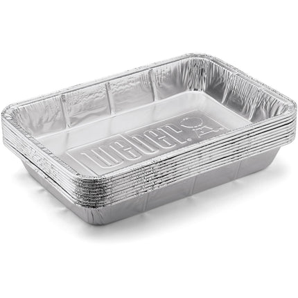 Barquette aluminium WEBER grandes barquettes aluminium - Lot de 10