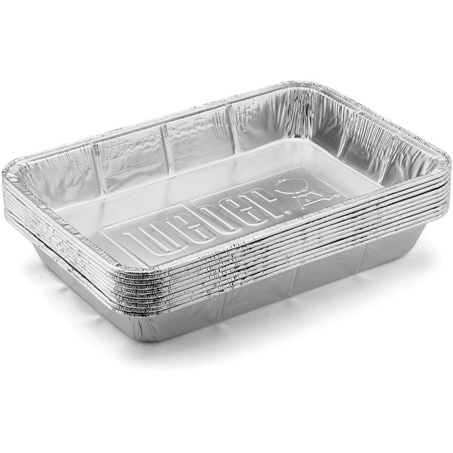 Barquette aluminium WEBER grandes barquettes aluminium - Lot de 10