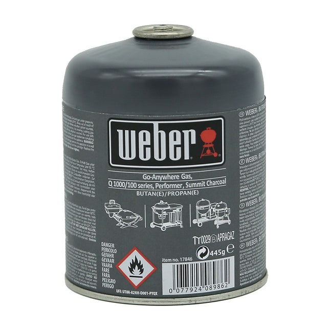 Cartouche de gaz WEBER gaz 445g
