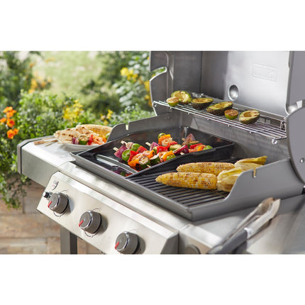Plancha pour barbecue WEBER pour Genesis II 4 et 6 bruleurs