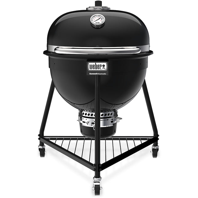 Kamado WEBER Summit E6 black sur pieds 61 cm