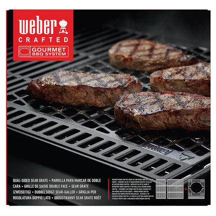 Grille barbecue WEBER de saisie grand formatCrafted