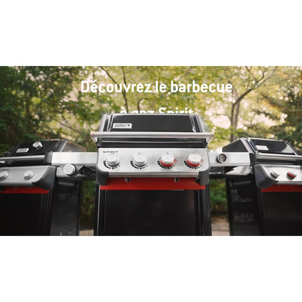 Barbecue gaz WEBER Spirit EP-425 grill et plancha sur chariot, 61x45 cm thermometre digital,Weber Works
