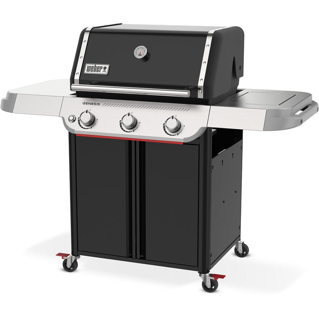 Barbecue gaz WEBER Genesis E-315W Plancha, sur chariot, 3 brûleurs, surface de cuisson 68 x 48 cm