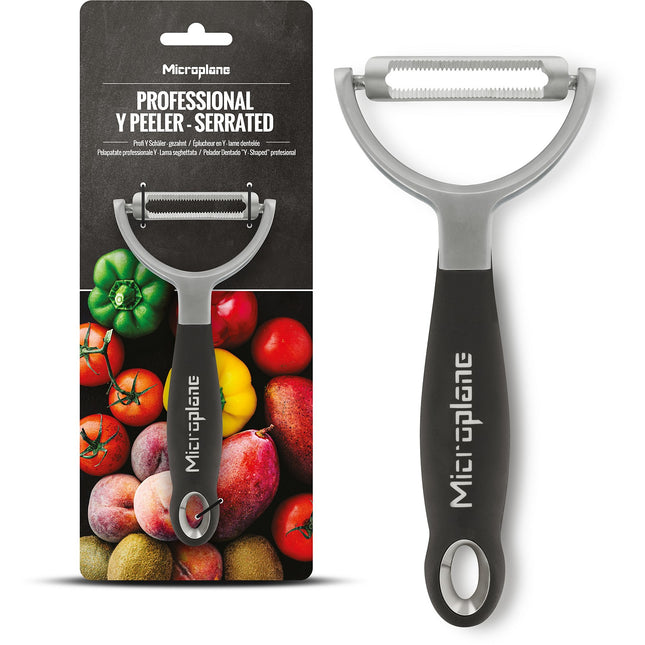 Eplucheur MICROPLANE Professional Y Serrated Black