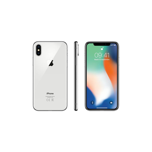 Smartphone APPLE iPhone X Argent 64 GO Reconditionné
