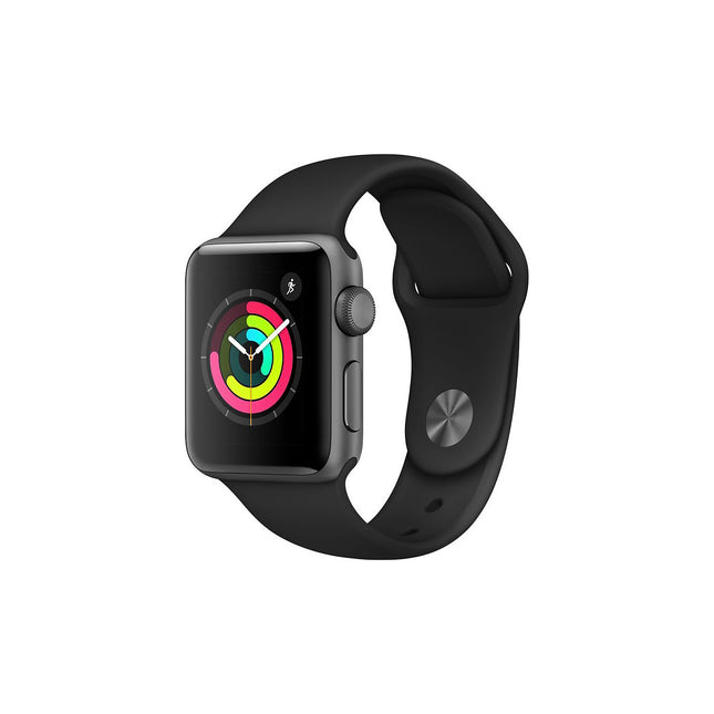 Montre connectée APPLE WATCH 38MM Alu Gris/Noir Series 3 Reconditionné