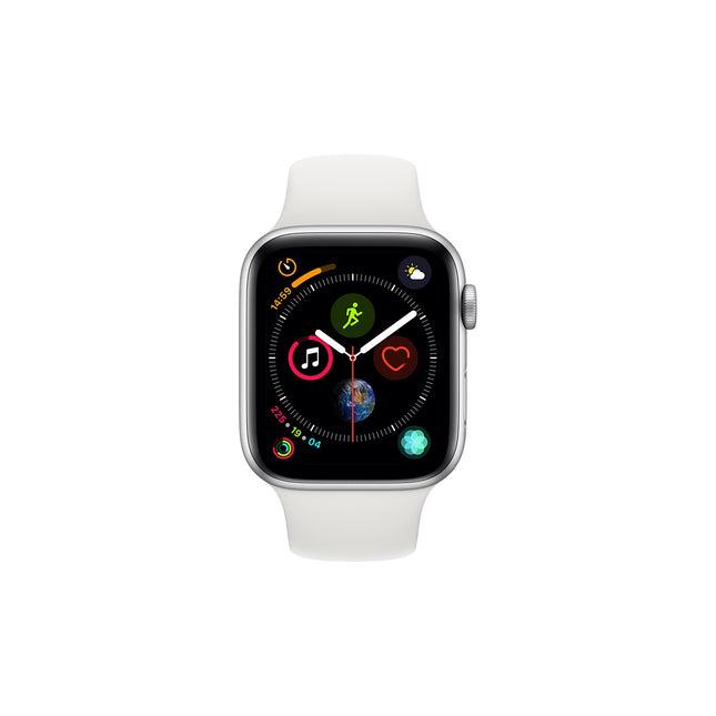Montre connectée APPLE WATCH 44MM Alu Argent / Blanc Series 4 Reconditionné