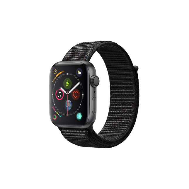 Montre connectée APPLE WATCH 44MM Alu Gris / Boucle Noir Series 4 Reconditionné
