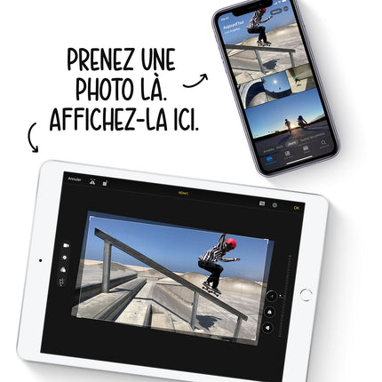Tablette Apple IPAD 10.2 128Go Argent Cell Reconditionné