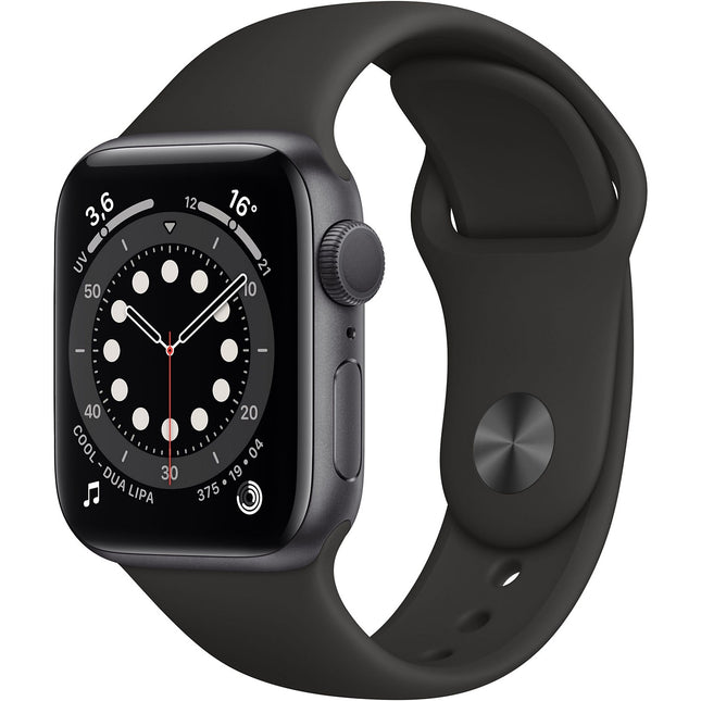 Montre connectée APPLE WATCH 40MM Alu Gris/Noir Series 6 Reconditionné