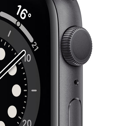 Montre connectée APPLE WATCH 44MM Alu Gris/Noir Series 6 Reconditionné